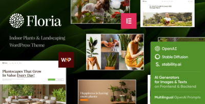 Floria - Flowers, Gardening & Landscaping WordPress Theme