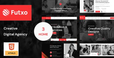 Futxo- Creative Digital Agency HTML5 Template