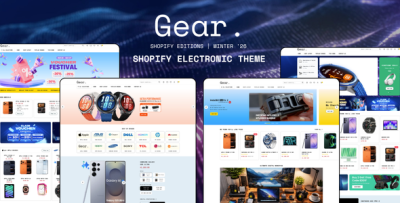 Gear - Shopify Electronic Theme