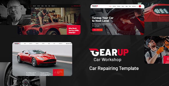 Gearup - Car Repairing HTML Template Gearup - Car Repairing HTML Template