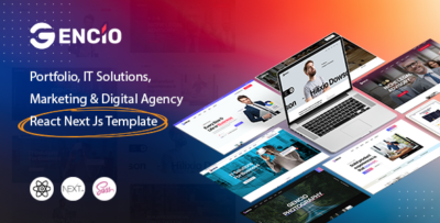 Gencio - Marketing & Digital Agency  React Next js Template