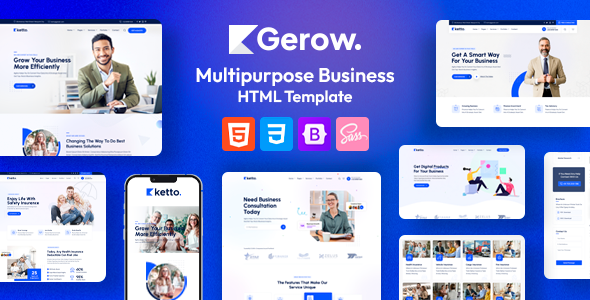 Gerow - Business Consulting HTML Template Gerow - Business Consulting HTML Template