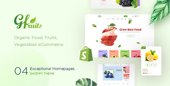 GFruits - Food eCommerce Shopify Theme GFruits - Food eCommerce Shopify Theme