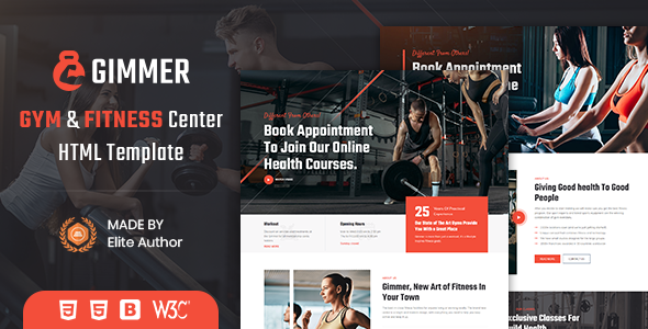 Gimmer - Fitness & Gym HTML Template Gimmer - Fitness & Gym HTML Template
