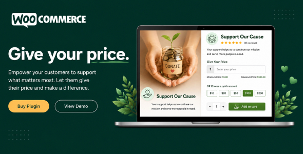 Give your price for WooCommerce Give your price for WooCommerce