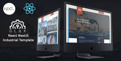 Glax React Nextjs Industrial Template