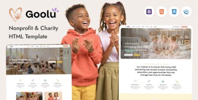 Goolu - Charity & Donation HTML5 Template