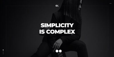 Greatex - One Page Portfolio Template