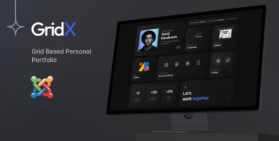 Gridx - Joomla 6 Personal Portfolio Template