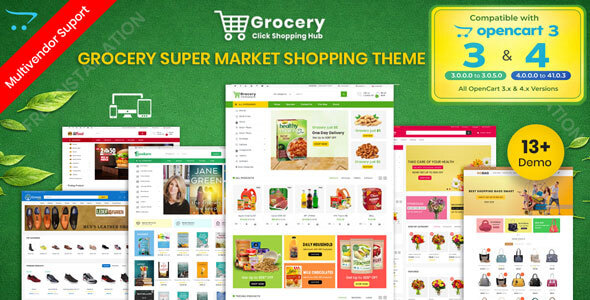 Grocery and Shopping OpenCart 3.X Multistore Theme (Shopping, Mall) Grocery and Shopping OpenCart 3.X Multistore Theme (Shopping, Mall)