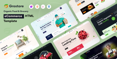 GroStore - Food & Grocery eCommerce HTML Template