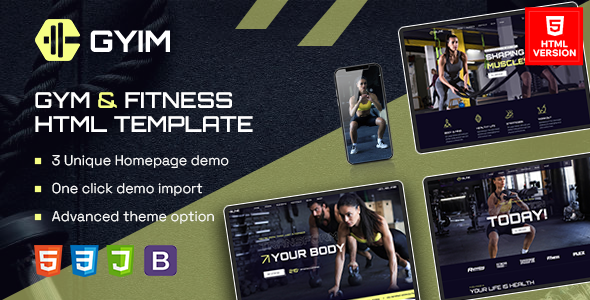 Gyim | Gym and Fitness HTML Template Gyim | Gym and Fitness HTML Template