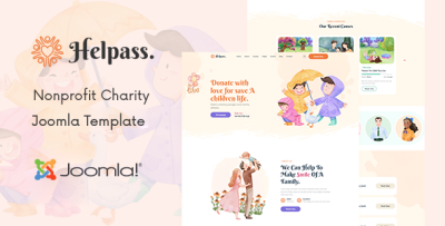 Helpass - Joomla 6 Charity Nonprofit Template