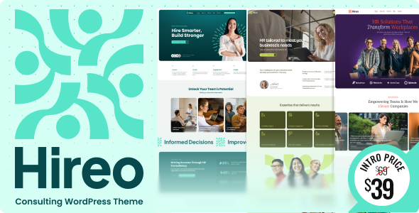HIREO - Consulting WordPress Theme HIREO - Consulting WordPress Theme