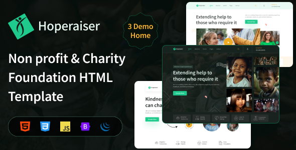 Hoperaiser - Fundraising HTML Temaplate Hoperaiser - Fundraising HTML Temaplate