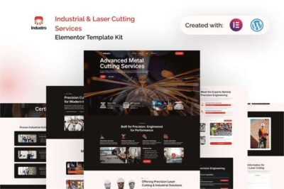 Industro - Industrial & Laser Cutting Services Elementor Template Kit