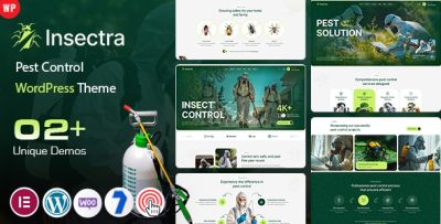 Insectra - Pest Control WordPress Theme