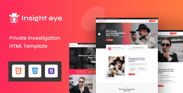 insighteye - Private Investigator HTML Template insighteye - Private Investigator HTML Template