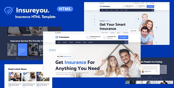 Insureyou - Insurance HTML Template Insureyou - Insurance HTML Template