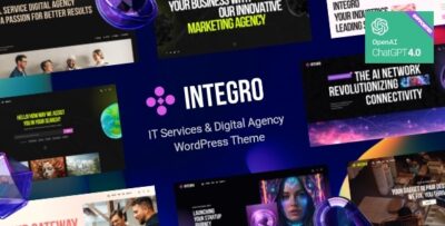 Integro - IT Solutions & Web Agency WordPress Theme