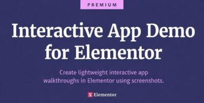 Interactive App Demo for Elementor - Create product walkthroughs without editing a video