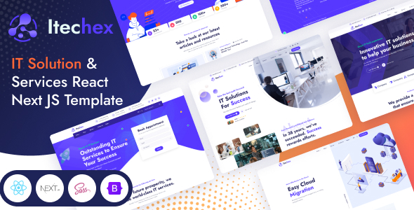 Itechex - IT Solution & Services React Next JS Template Itechex - IT Solution & Services React Next JS Template