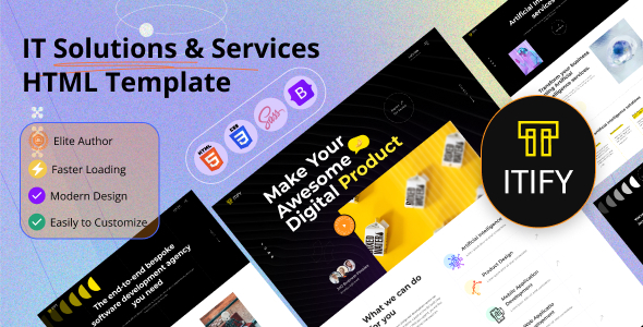 Itify - IT Solutions & Services HTML Template Itify - IT Solutions & Services HTML Template