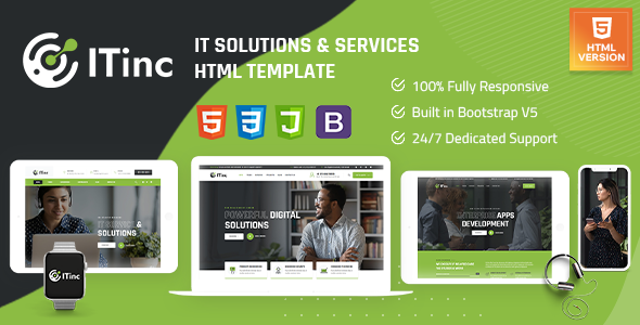 ITinc | Technology & IT Solutions HTML Template ITinc | Technology & IT Solutions HTML Template