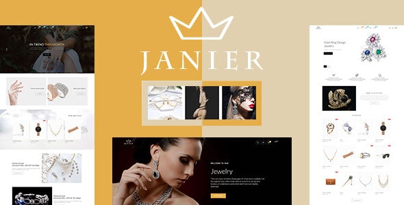 Janier - Jewelry & Accessories Responsive Shopify Theme Janier - Jewelry & Accessories Responsive Shopify Theme