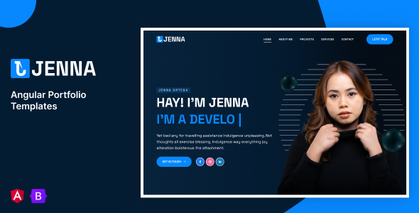 Jenna – Angular Personal Portfolio Template Jenna – Angular Personal Portfolio Template
