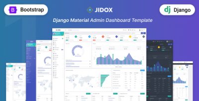 Jidox - Django Admin Dashboard Template