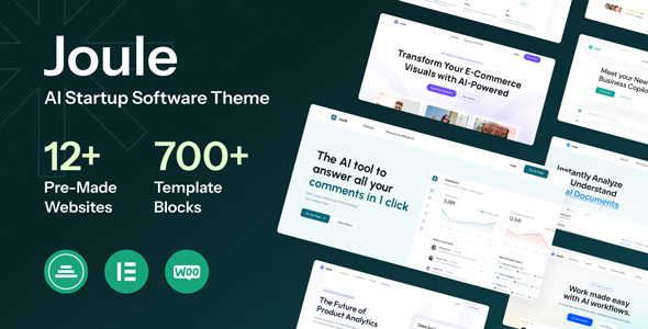 Joule - AI Startup Software Elementor WordPress Theme Joule - AI Startup Software Elementor WordPress Theme