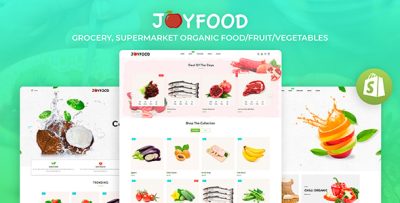 JoyFood - Grocery, Supermarket Organic Food/Fruit/Vegetables eCommerce Shopify Theme