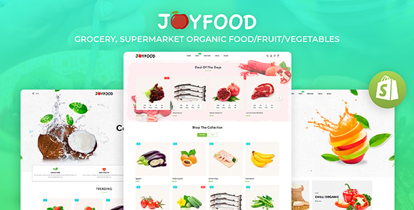 JoyFood - Grocery, Supermarket Organic Food/Fruit/Vegetables eCommerce Shopify Theme JoyFood - Grocery, Supermarket Organic Food/Fruit/Vegetables eCommerce Shopify Theme