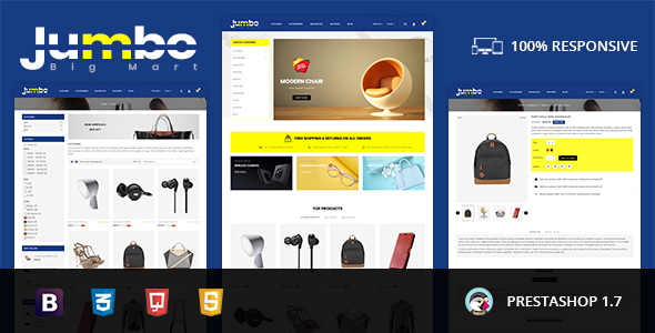 Jumbo - Big Mart Prestashop 1.7 - 9.x Theme Jumbo - Big Mart Prestashop 1.7 - 9.x Theme