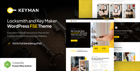 Keyman – Locksmith & Key Maker Services Gutenverse FSE WordPress Block Theme Keyman – Locksmith & Key Maker Services Gutenverse FSE WordPress Block Theme