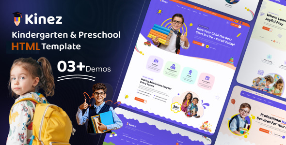 Kinez - Kindergarten School HTML Template Kinez - Kindergarten School HTML Template