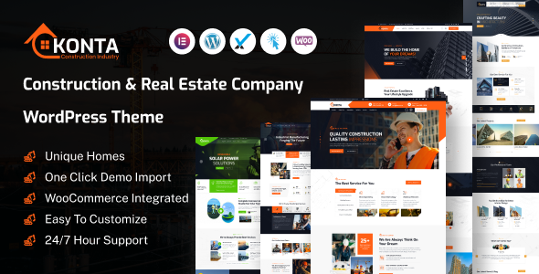 Konta - Construction and Real Estate Company WordPress Theme Konta - Construction and Real Estate Company WordPress Theme