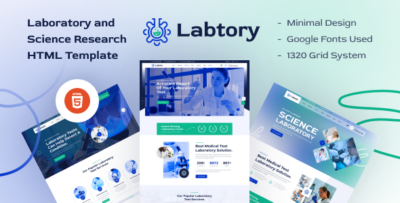 Labtory - Laboratory & Science Research HTML Template