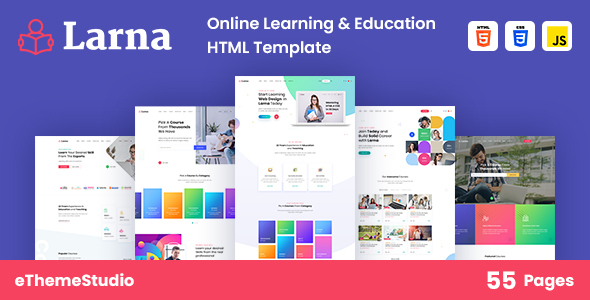 Larna – Online Learning & Education HTML Template Larna – Online Learning & Education HTML Template