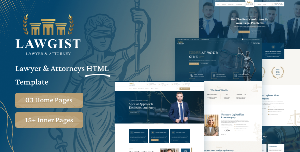 Lawgist - Attorney & Lawyers HTML Template Lawgist - Attorney & Lawyers HTML Template