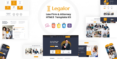 Legalor - Law Firm & Attorney HTML Template