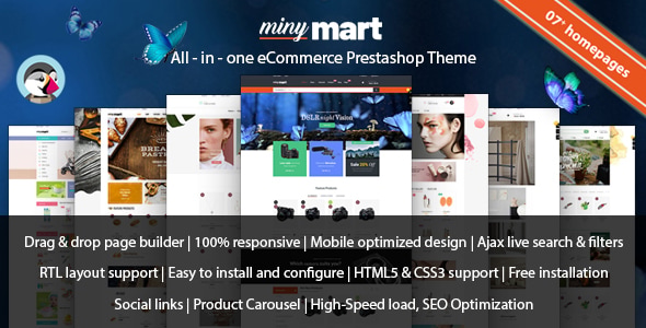 Leo Minymart - All-in-one eCommerce Prestashop Theme Leo Minymart - All-in-one eCommerce Prestashop Theme