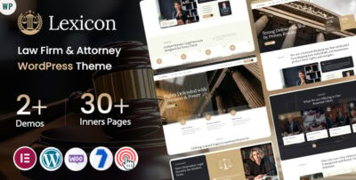Lexicon - Law Firm & Attorney WordPress Theme