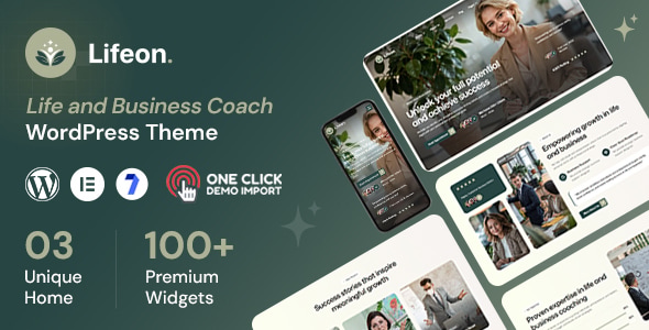 Lifeon - Life and Business Coach WordPress Theme Lifeon - Life and Business Coach WordPress Theme