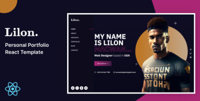 Lilon - Personal Portfolio ReactJs Template
