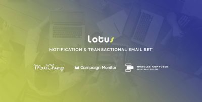 Lotus - Notification & Transactional Email Templates
