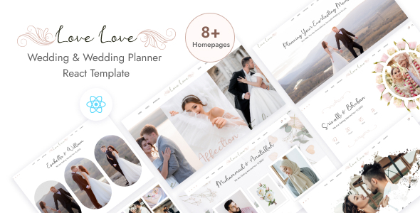 LoveLove - Wedding & Wedding Planner React Template LoveLove - Wedding & Wedding Planner React Template