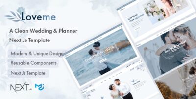 Loveme - Wedding &  Planner Next Js Template