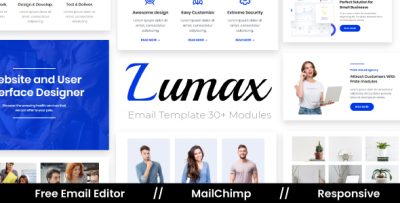 Lumax Agency - Multipurpose Responsive Email Template